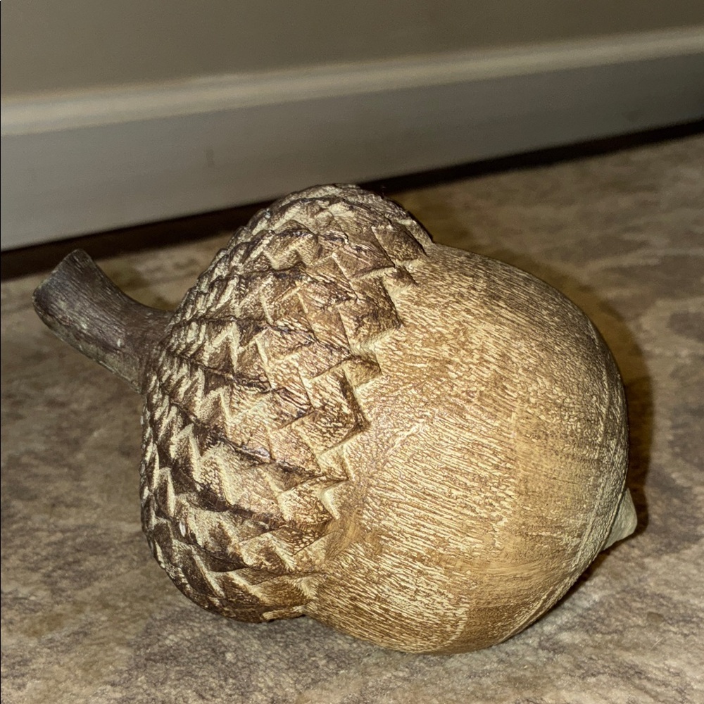 Tiny cute Decorative Wooden Acorn